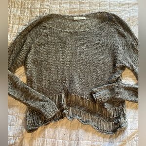 Abercrombie and Fitch long sleeve off the shoulder shirt